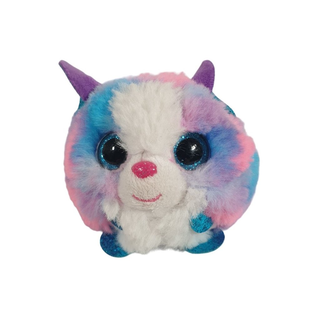 TY Puffies Cleo The Husky Plush Mini Toy TyPuff 2021 Carnival Crane Machine 3"